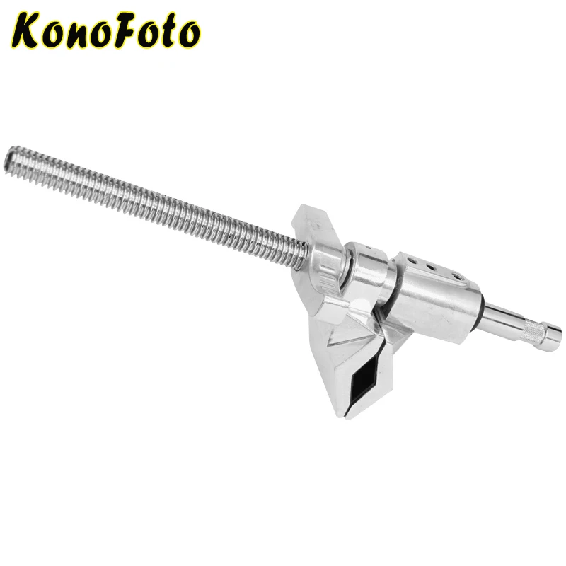 6" 320mm Long Central Jaw Vise Clamp 5/8" Pin With Opening 16-160mm Lighting Grip Clamp