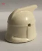 100 pcs pure white helmet head Building Block  Mini Action Figure Toys Solid Plain Helmet Accessories 5