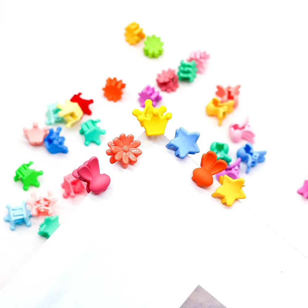50PCS  Dog Hair Accessories Hair Clips for Small Dogs Colorful Cute Crown Hairpin for Dog Girls Pet Hair Grooming Dog Supplies 4