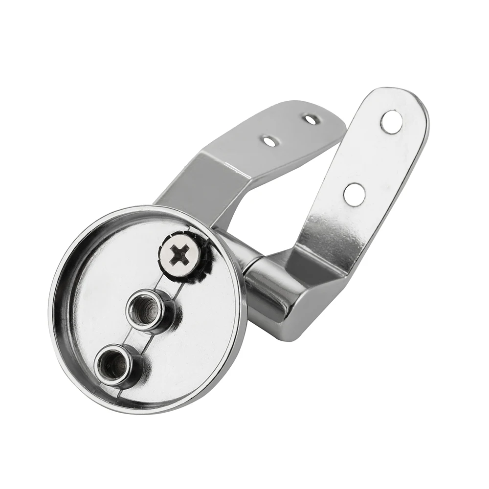 Zinc Alloy Toilet Seat Hinge Flush Toilet Cover Mounting Connector Lid Hinge Mounting Fittings Replacement Parts