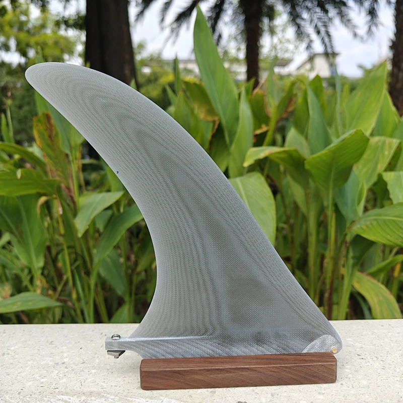 new high quality 10inch longboard fin big center fin fiberglass single
