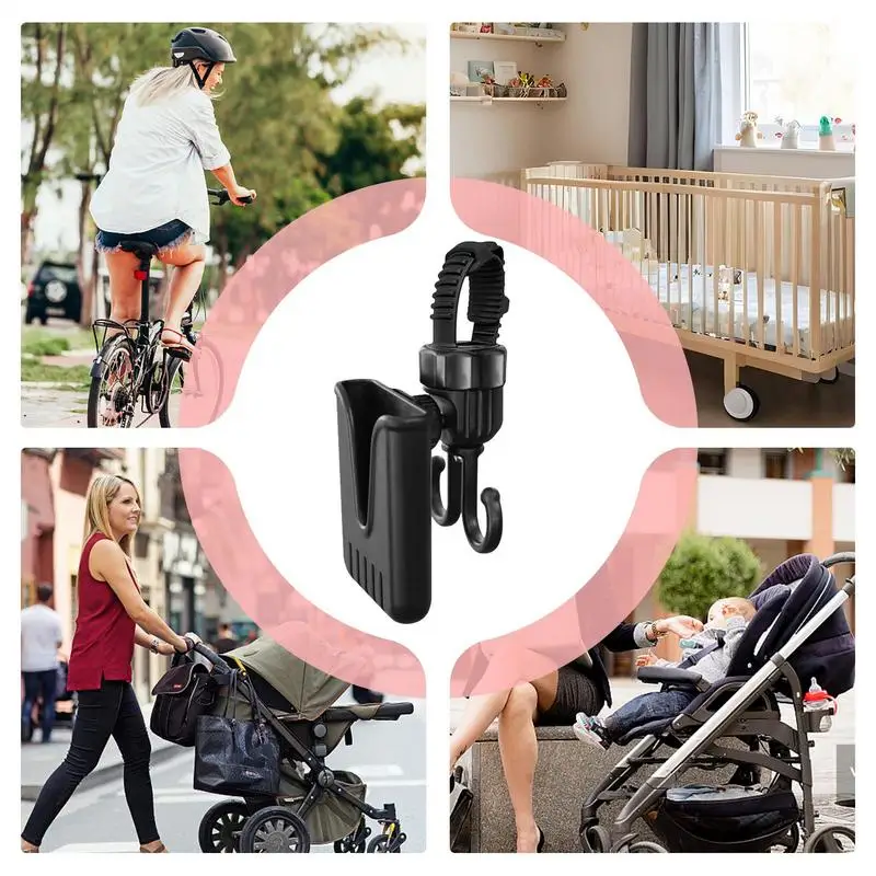 Stroller Hooks – Multifunctional Baby Pram Hangers For Shopping Bags, Purses, Phones, Lightweight & Strong (115g)