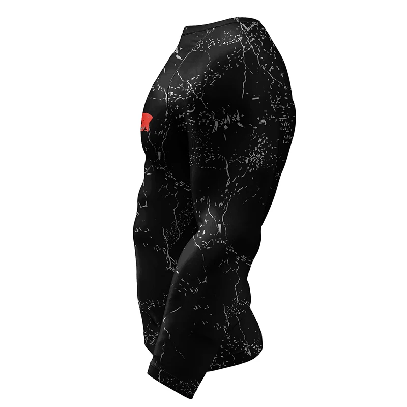 Jiu Jitsu T-shirt MMA Boxing Rashguard Men Bjj Gi Kickboxing Jerseys Fitness Gym Rashgard T-shirts Sport Fight Boxe Tops