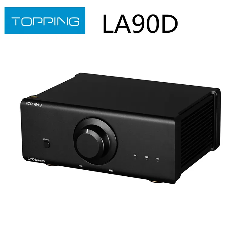 TOPPING LA90 Discrete Power Amplifier 3*XLR/TRS Inputs 2 Step Gain