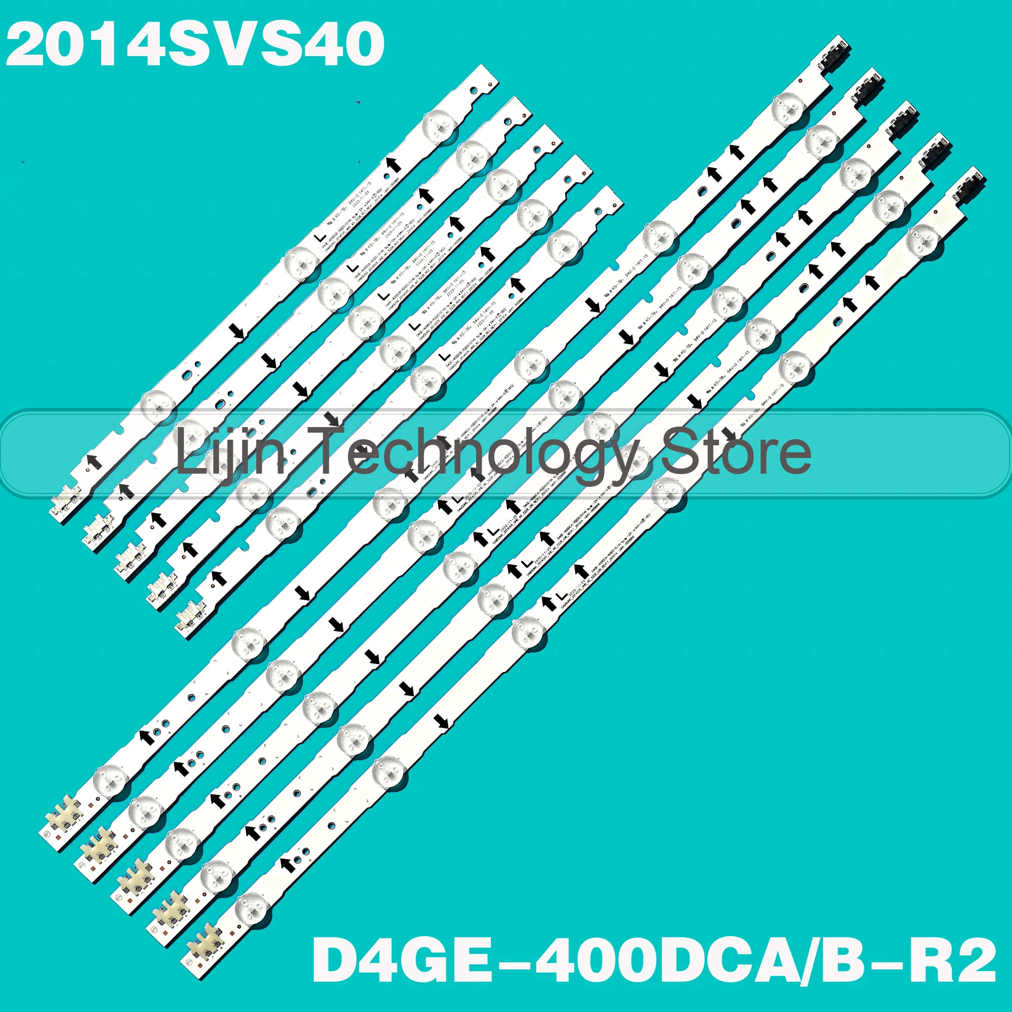 Striscia Led Per Ue40H5100 Ue40H6500 Ue40H5500 Ue40H6200 Ue40J5100Aw Ue40H5000Ak Ue40H6400 Ue40H5000 Ue40H6200Ay Ue40H5500Ak