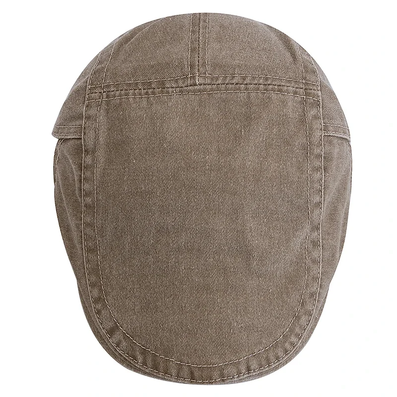 Hot Sale Unisex Summer Outdoor Flat Hat Sports Cotton Beret Caps Solid Color Casual Peaked  Caps Stylish Casual Sun Hats