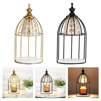 Electric Candle Melt Warmer, Crystal Melting Lamp Warmer Candle Warmer Light Stony Base EU Plug