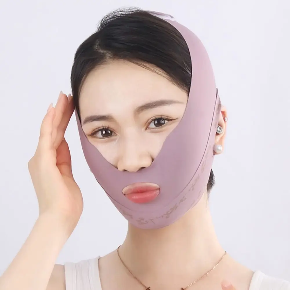 Anti Wrinkle Face Slimming Bandage Breathable Facial Massage Face Lift Up Strap Graphene Elastic Chin Cheek Lifting Belt Women