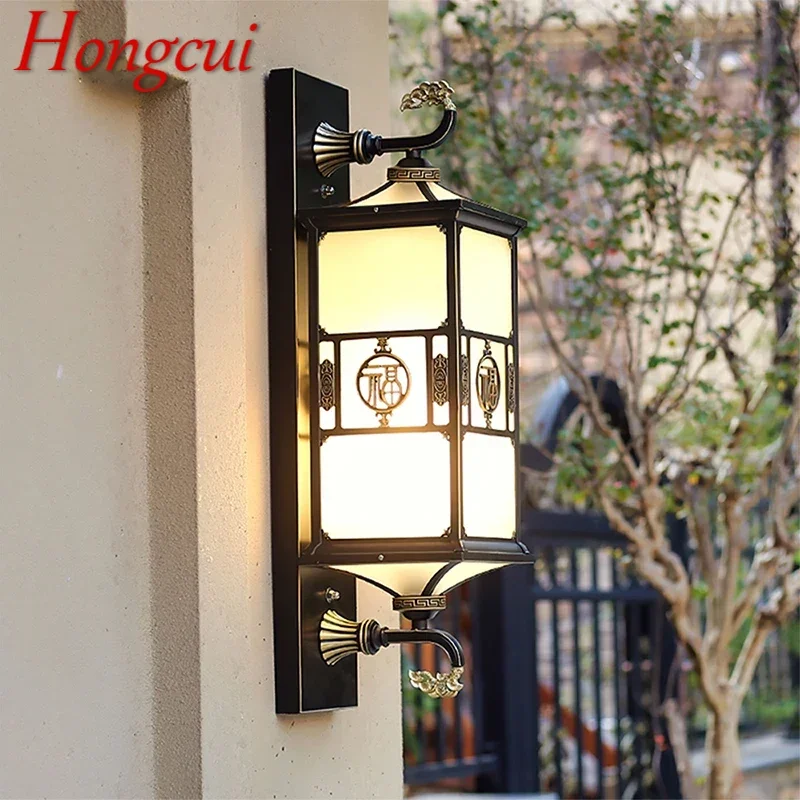 

Hongcui Contemporary LED Outdoor Wall Lamps Electric Simplicity Waterproof Balcony Hallway Courtyard Villa Gate Hotel