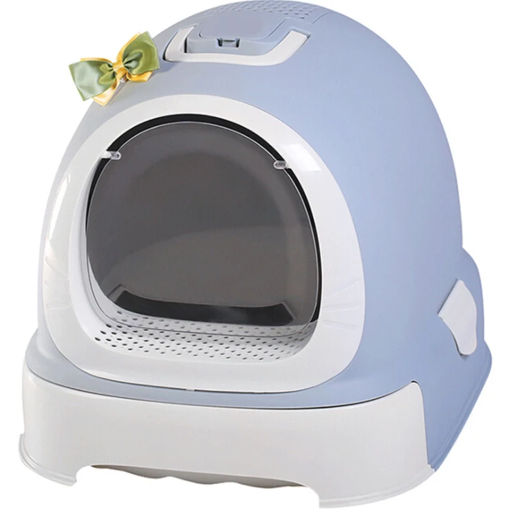 

Wholesale Cat Litter Box High Quality Plastic Cat Toilet Box