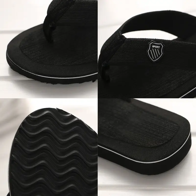 Men's Casual Flip Flops Fashion Beach Shoes Men Summer Non-Slip Flat Slides Mens Slippers Indoor House Shoes Man Male Slipper - Image 6