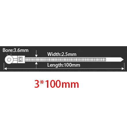 100Pieces 3x100mm