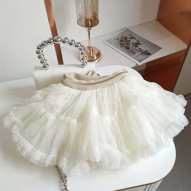 Acheter Enfants filles Tulle jupe bébé fille vêtements Tutu pettijupe jupe  mode fille vêtements princesse jupes jupe pour filles vêtements