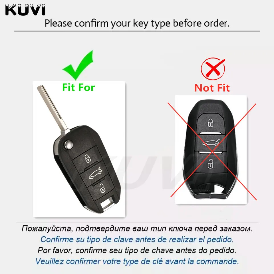 TPU Car Flip Key Case Cover Shell For Peugeot 208 3008 308 508 408 2008 307 4008 For Citroen C4 C3 C6 CACTUS C8 Keyless Fob key case key case cover car key shell