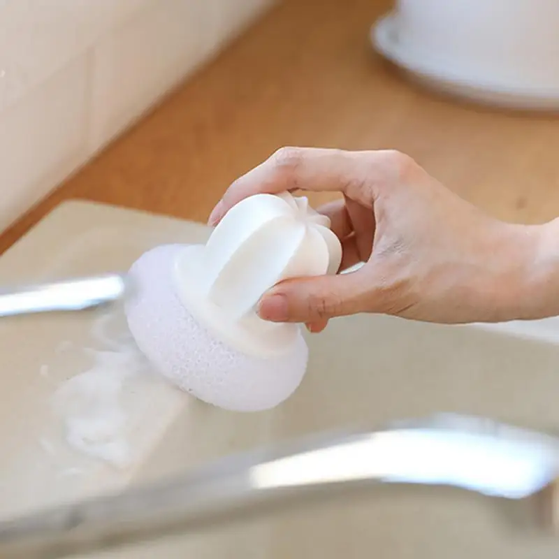 

Dishwashing Brush Long Handle More Convenient To Clean Unique Cactus Shape Comfortable Handle Screw Fixing Cleaning Tool Scourer