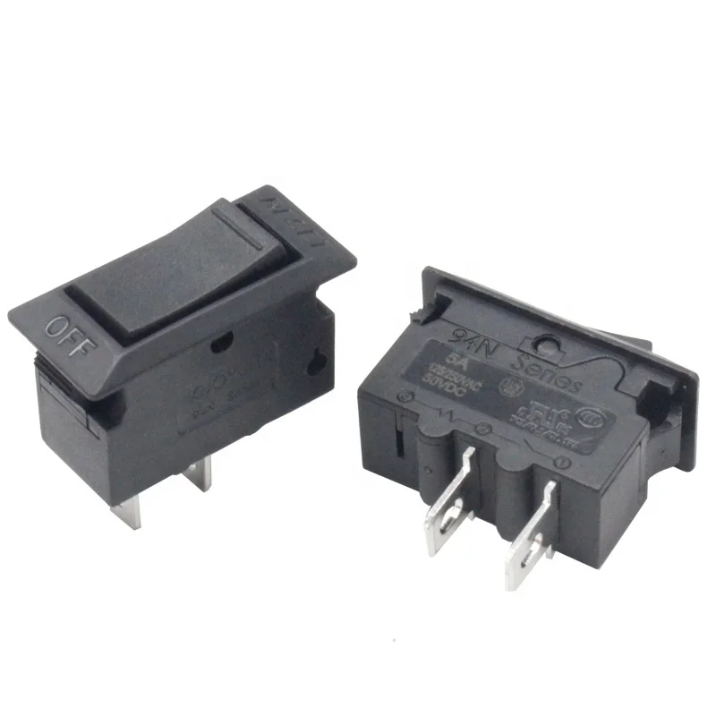 

Kuoyuh 94N series 10A 250v thermal overload protector rocker switch circuit breaker