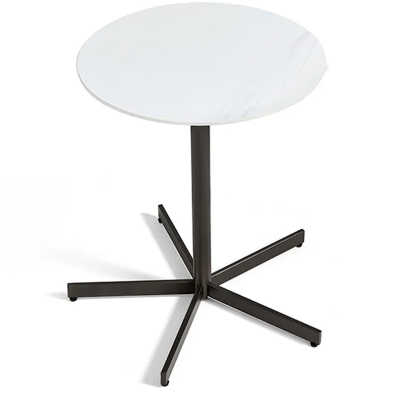 Couch Console Computer Side Table Round Corners Expandable Stone Cute Flush Coffee Tables White Tavolo Salotto Side Table SY50CT