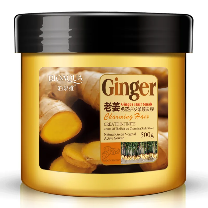 

Ginger Hair Mask Moisturizing Deep Repair Frizz for Dry Damaged Hair Smooth Hair Conditioner 500 Ml