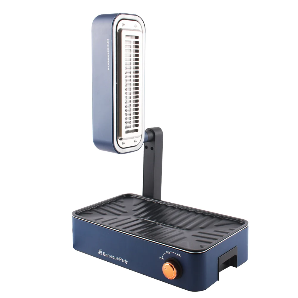 Portable Barbecue Machine Far-infrared Heating Smokeless Electric Skillet Non-stick Bake Grill BBQ Tool Teriyaki Light wave oven 6