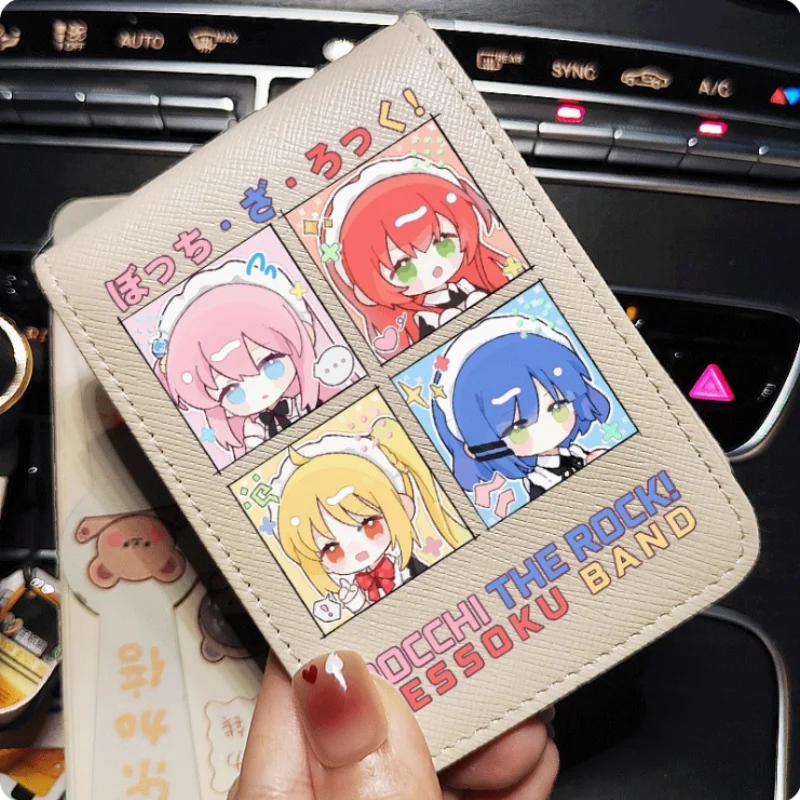 

BOCCHI THE ROCK! Kita Ikuyo Yamada Ryo Cartoon Fashion Wallets PU Purse Card Holder Money Bag Gift B623 Cosplay