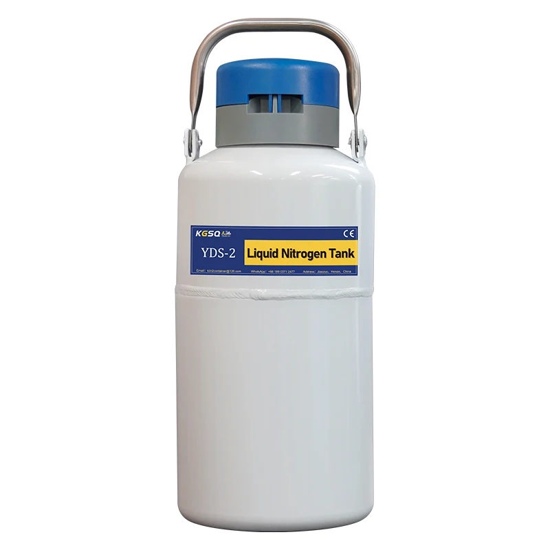 

2 Liter Cryogenic Tank Aluminum Alloy Liquid Nitrogen Tank for Livestock Breeding