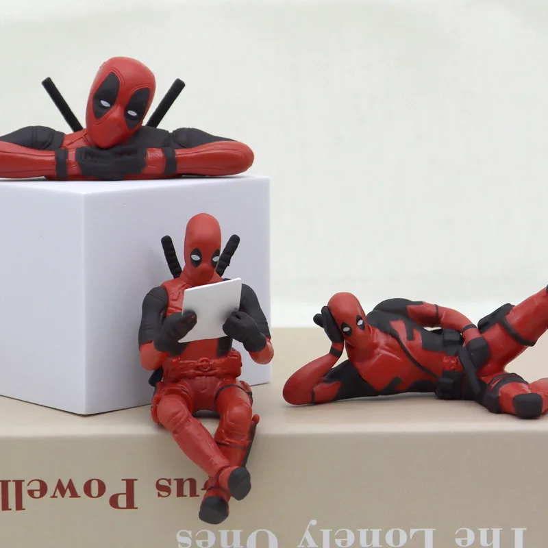 Disney Deadpool Anime Figur Auto Anhänger Ornamente Duft zubehör Deadpool  hängen Innendekoration Kinder Spielzeug Geschenke