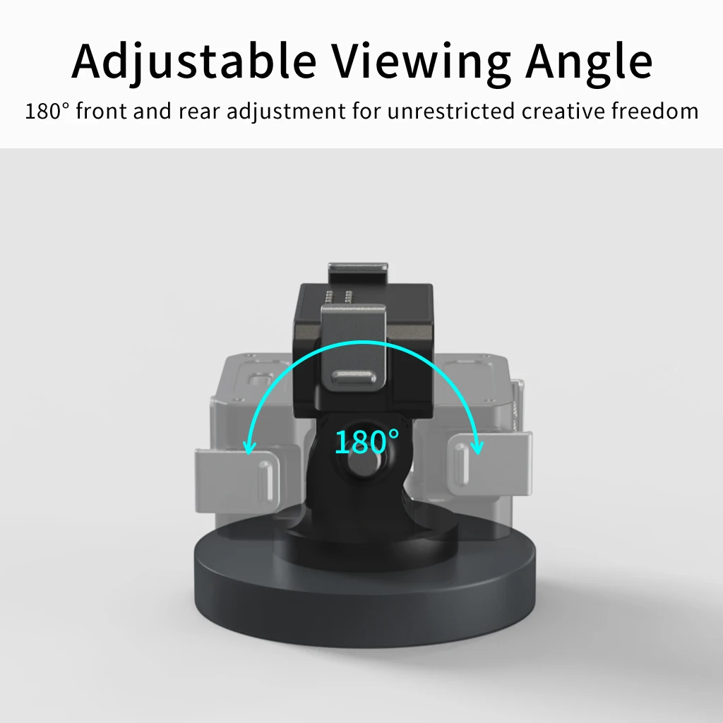 Super magnetischer Ständer, verstellbarer Schnellverschluss für DJI Action 5 Pro 4 Gopro 13 Insta360 ONE Kamera, Autohalterung, Kamerahalterung – Detail 7