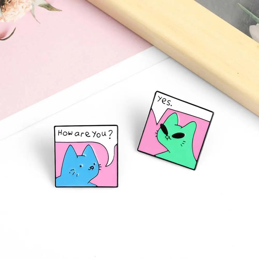 

Gift for Kids Backpack Lapel Pin Badge Pin Jewelry Accessories Collar Brooch Lapel Brooch Cat Brooch Enamel Pin Brooches Pin