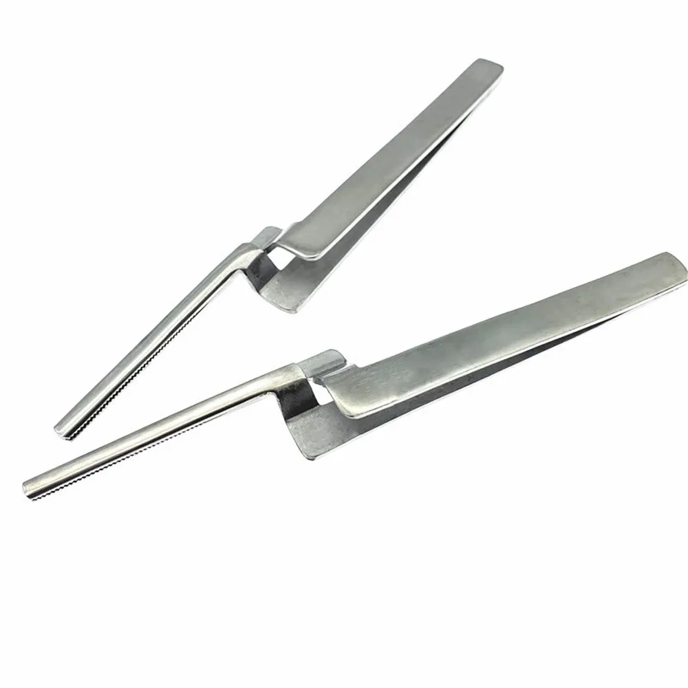 

1pcs Orthodontic Dental Articulating Paper Holder Tweezers Straight Posterior Bracket Bonding Tweezers