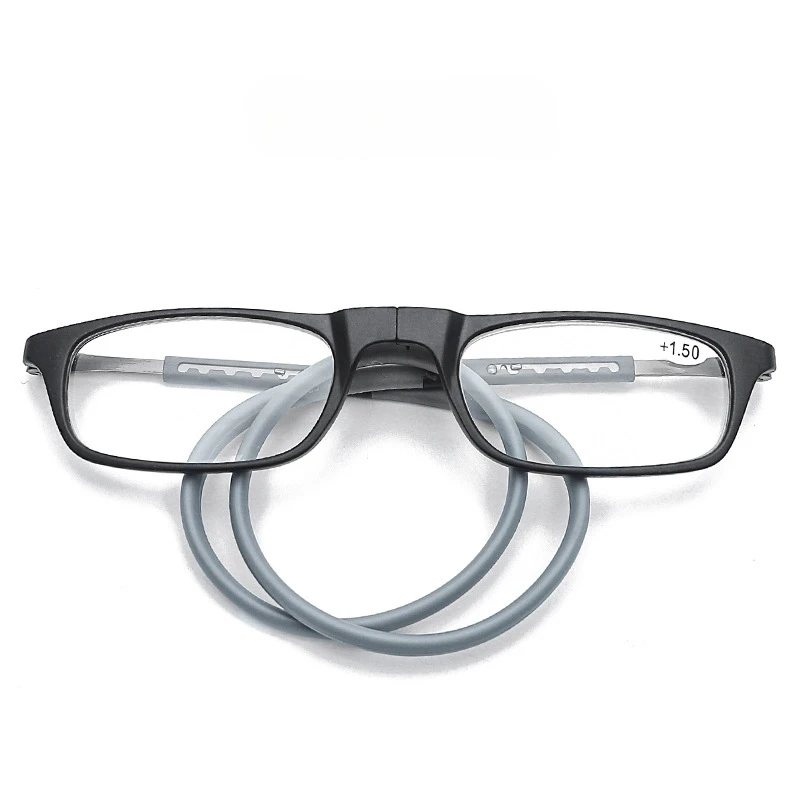 Folding Neck Hanging Presbyopia Glasses TR90 Magnet Reading Glasses for Men and Women Presbyopia Eyeglasses +1.0-3.5 reading glasses presbyopic glasses