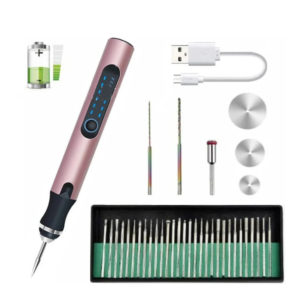 

Cordless Electric Mini Drill Grinder Engraving Pen Variable Speed Rotary Tool Electric Cordless Power Tool Electric Polisher