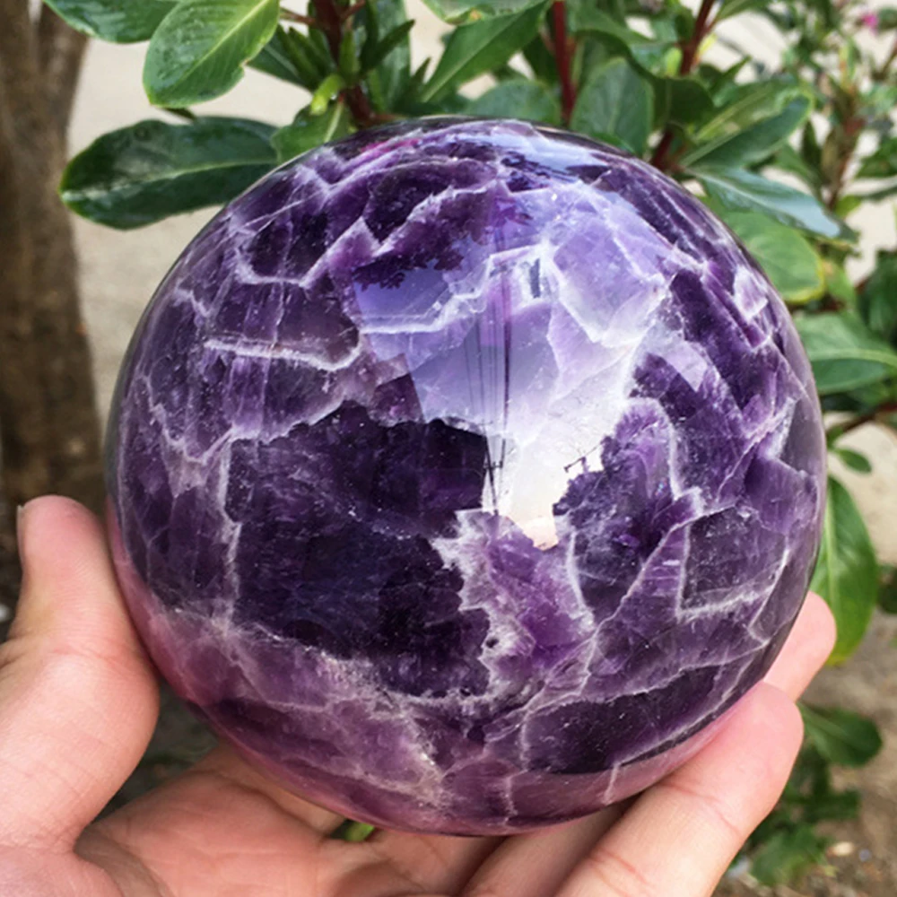 4-7CM/1.57"-2.75" Natural Crystal Quartz Stone Ball Big Polished Amethystl Ball Home Decorative Reiki Healing mineral sphere