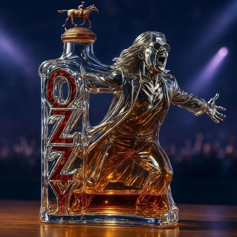 Ozzy Osbourne Whiskey Bottle Back To The Beginning Commemorative