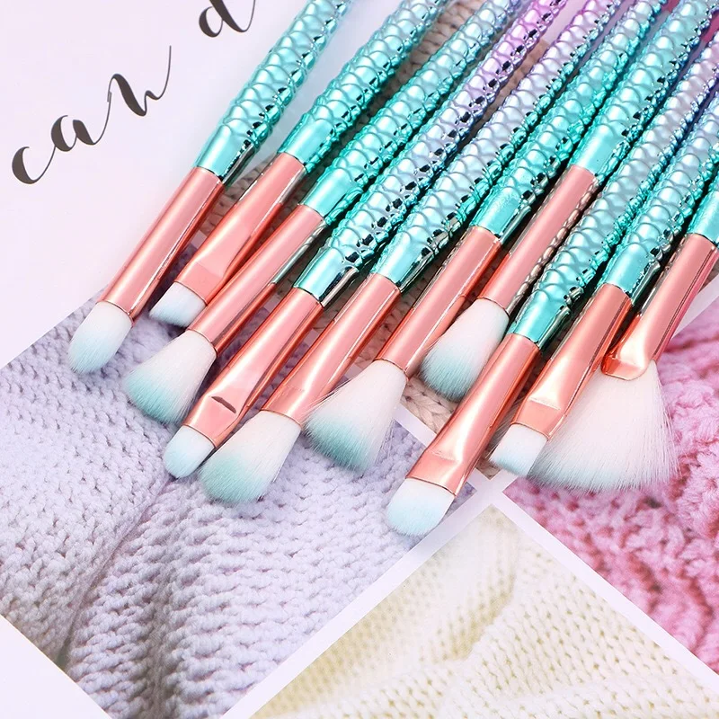 Mermaid Makeup Brush Set