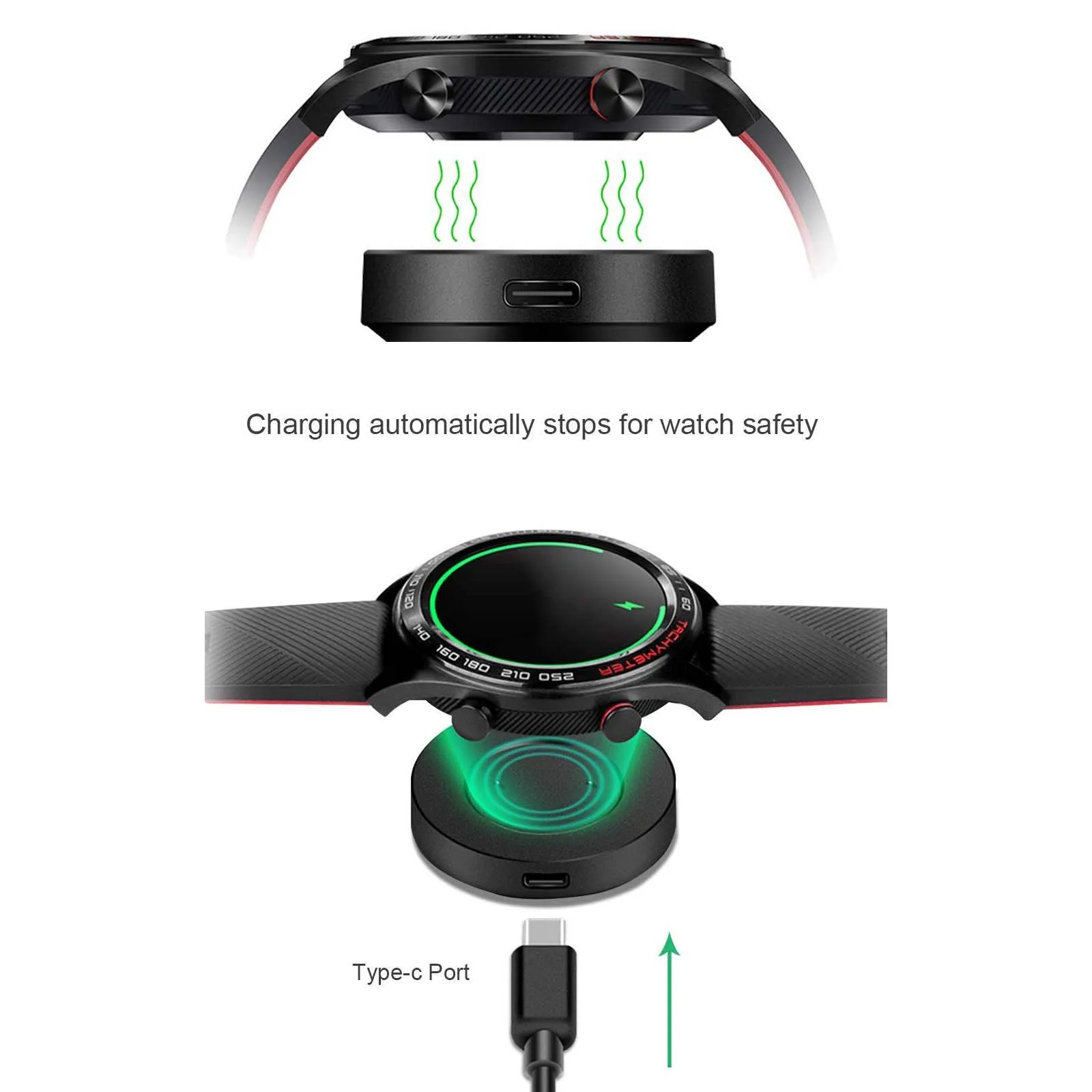 Wireless Fast Charging Smartwatch Dock for Huawei and Honor Watches