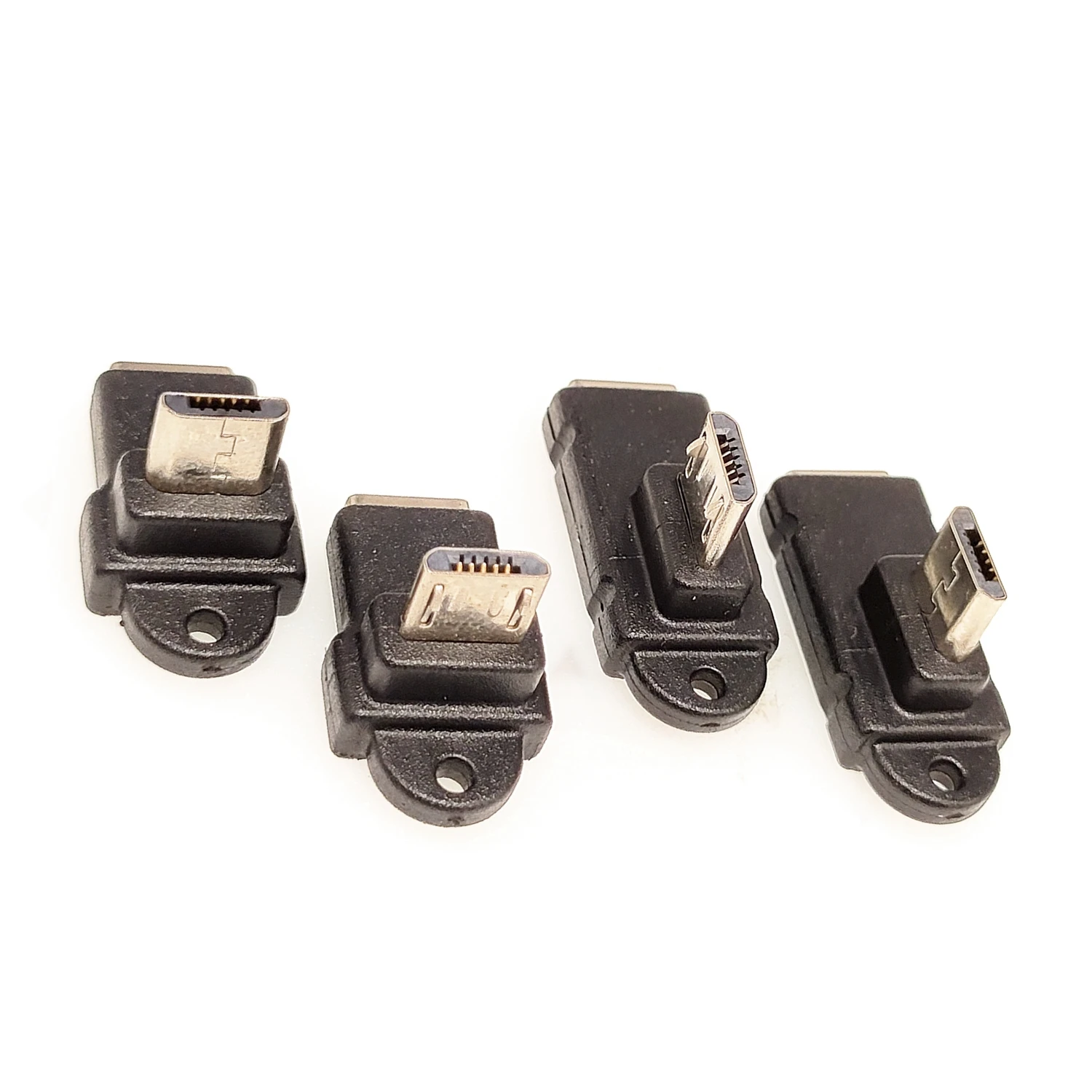 Micro Adaptador do Usb para o Micro Usb Fêmea ao Conector Masculino da Conversão Transferência dos Dados do Apoio - Imagem 3