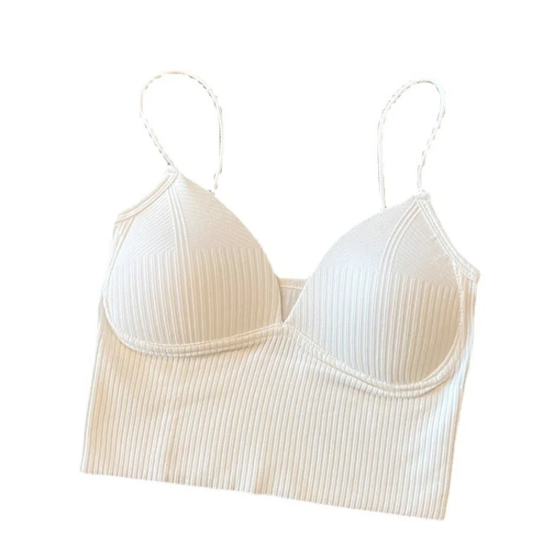 Women Crop Top Halter Slim Tops Summer Sexy Camis Backless Camisole Fashion Casual Tube Top Female Sleeveless Cropped Vest lace camisole tops women tube tops