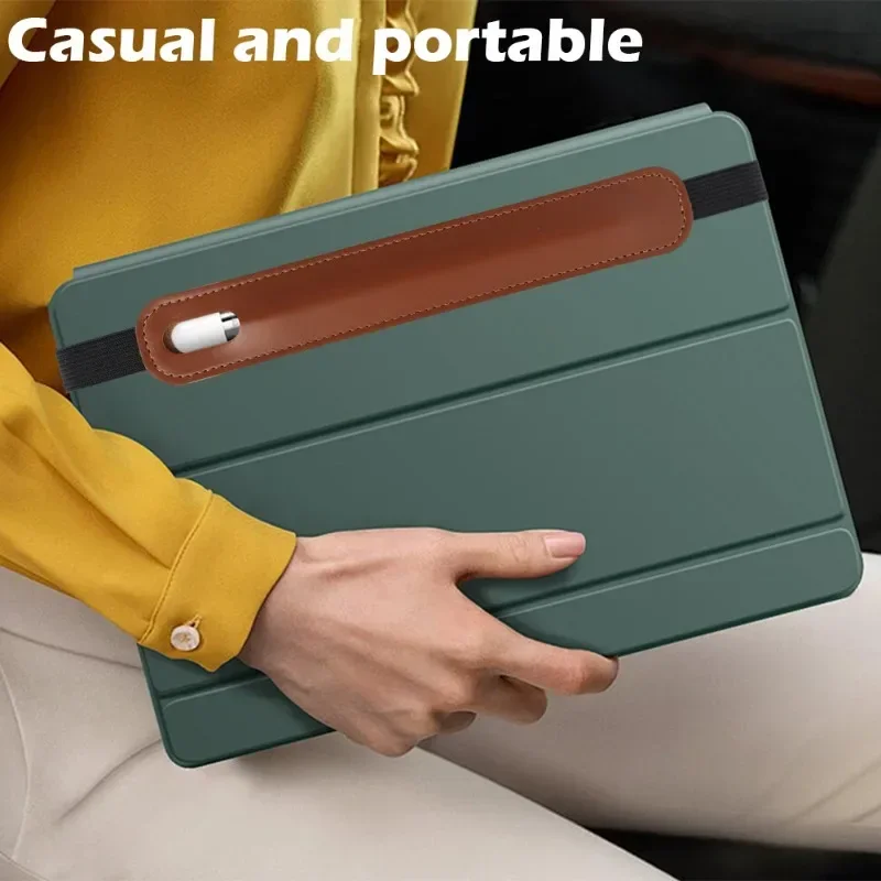 Pencil Cover Holder for Apple Pencil PU Leather Pouch Case Protective Sleeve Accessories Stylus Pen Elastic Band for IPad Air