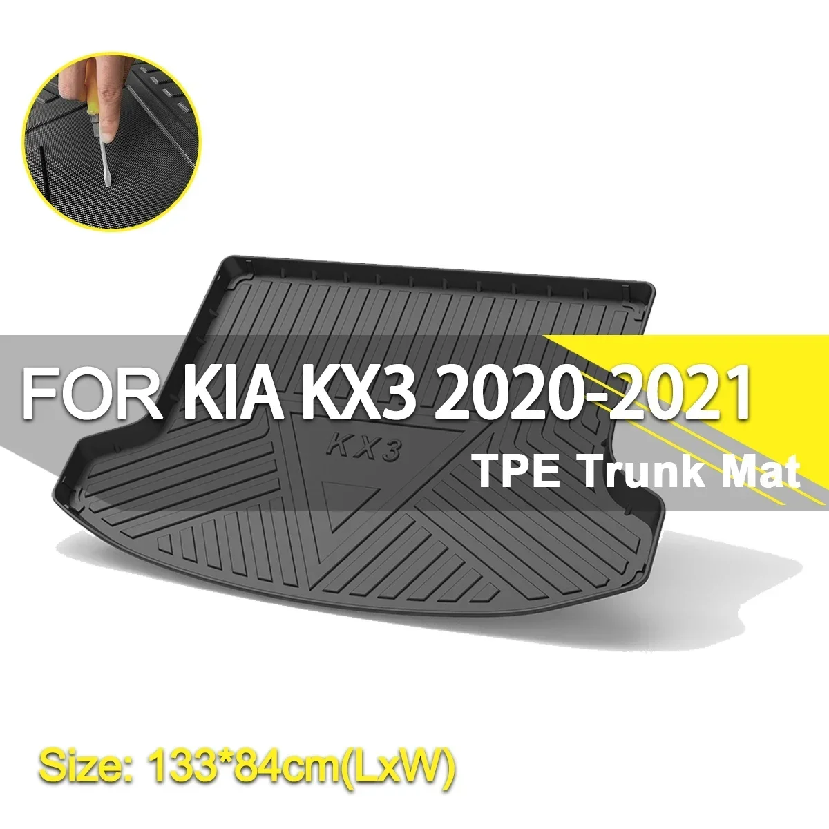 

TPE Car Rear Trunk Cover Mat Waterproof For KIA K2 K3 K4 K5 K5Pro KX1 KX3 KX5 KX7 SORENTO SPORTAGE FORTE PEGAS PICANTO CARENS