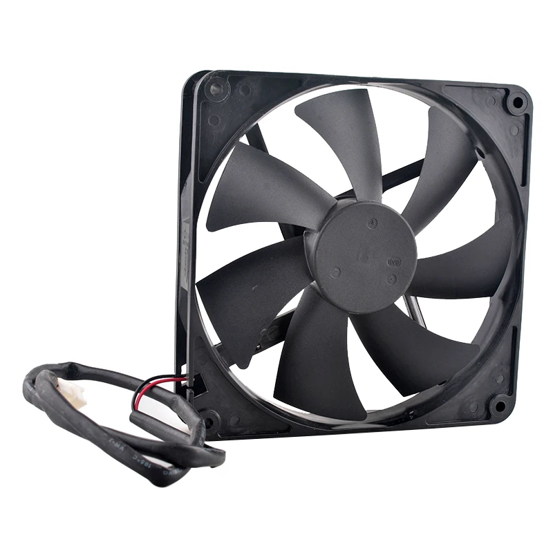 Y-Y 14025H12B 14cm 140mm 팬 140x140x25mm DC12V 0.30A 2핀 1800rpm 듀얼 볼 베어링 쿨링 팬 섀시 전원 공급 장치용