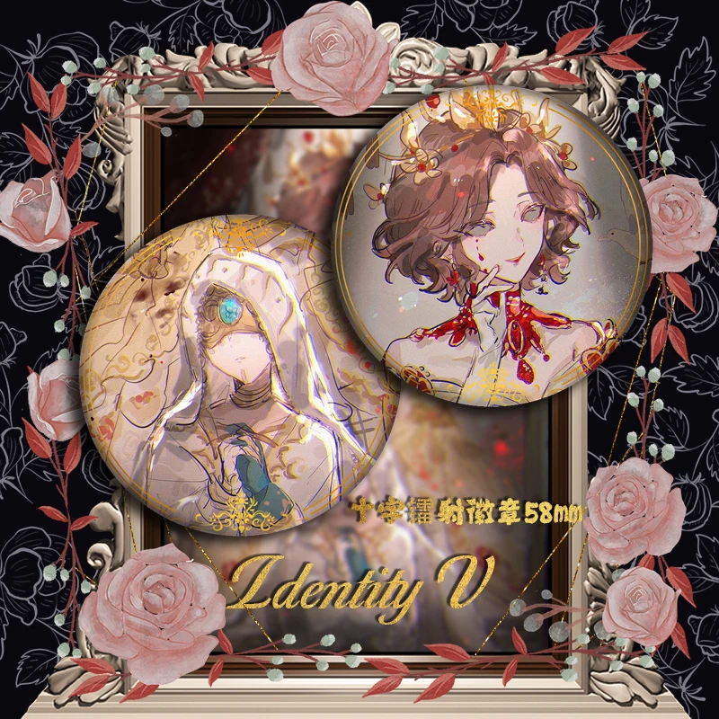 

Anime Identity Ⅴ Badge Brooch Pin Eli Clark Marie Antoinette Clothes Backpack Decoration Lapel Personalized Chest Tag