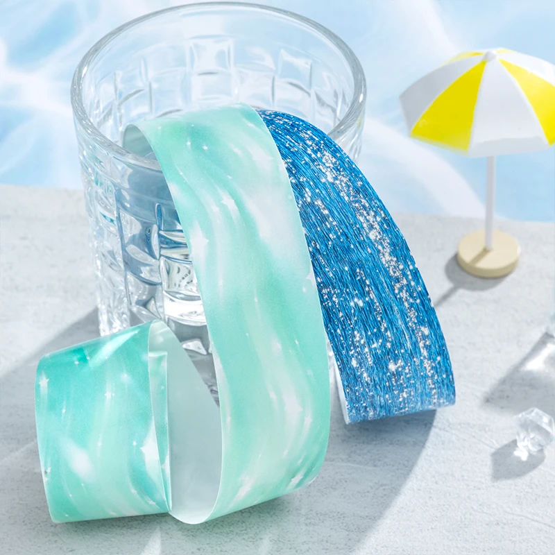 카드 러버 30mm*2m 1롤 [스파클링 시리즈] 와시 테이프 칭보 싱첸 심플 저널 용품 콜라주 데코 스티커