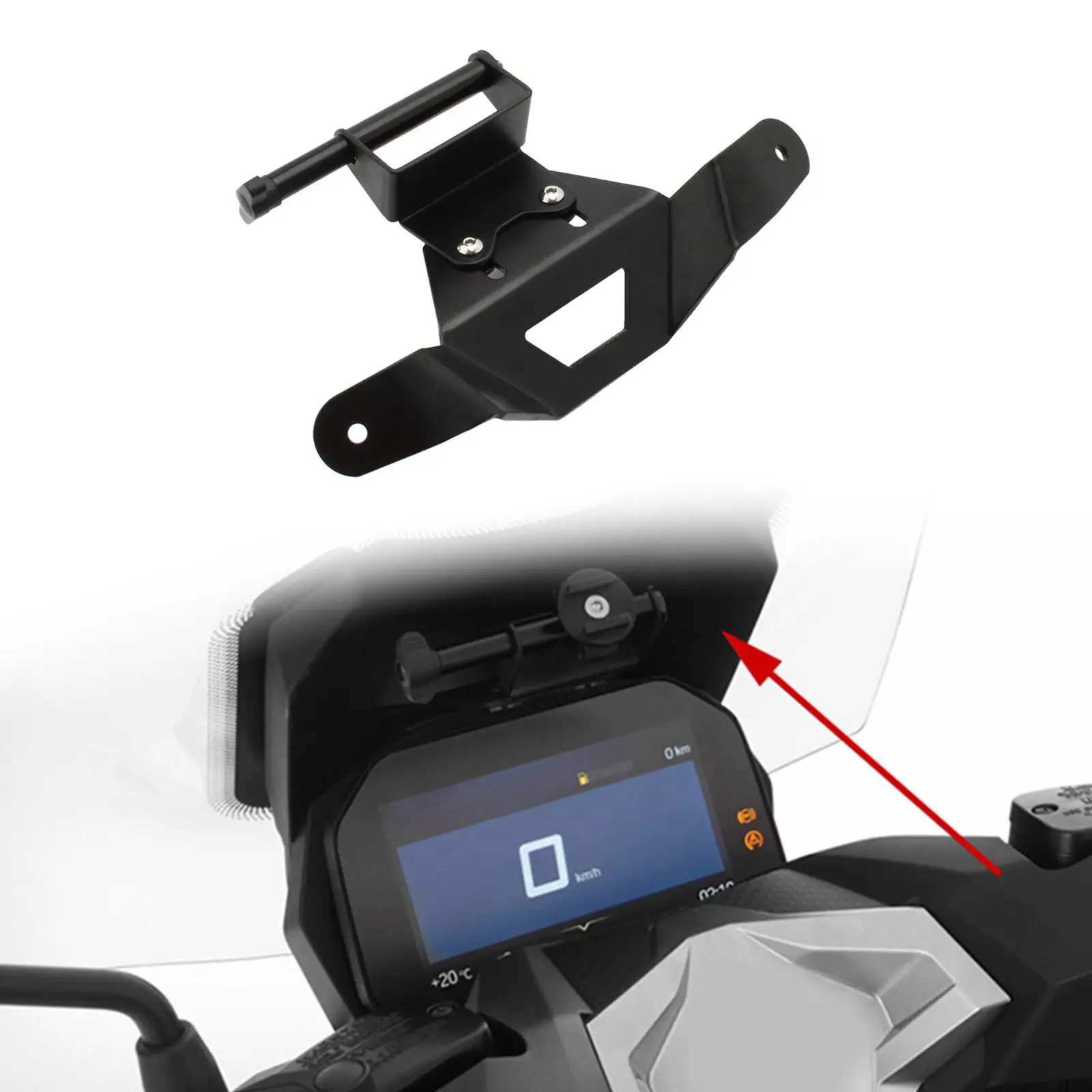 Navigation holder charger mobile phone holder fast for C 400 GT