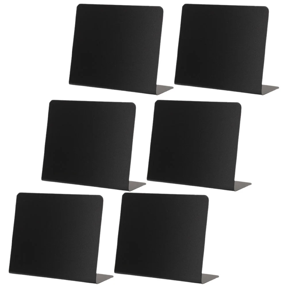 6 Pcs Drawing Blackboards Multifunctional Chalkboards Signs Desktop Price for Restaurant Decorative Tag Round