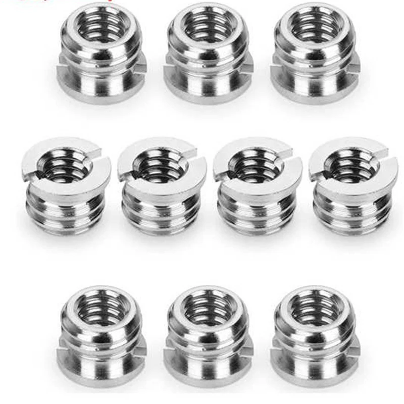Description Picture 2 of itemPhoto Photography Fixed 1/4 3/8 Inch Converter Camera Screw Mount Quick Release Plate Adapter Flash Shoe For Tripod Monopod Set