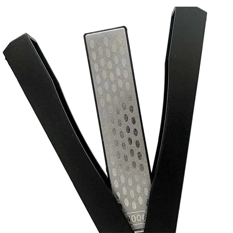 Description Picture 2 of itemDouble Sided Folded Pocket Sharpener Diamond Knife Sharpening Stone Kitchen Tool Professional Grindstone Knife Fast Sharpener