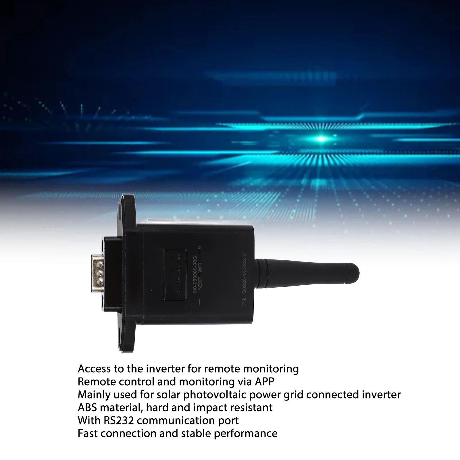 태양광 인버터 모니터링 모듈 태양광 인버터 WiFi 모듈 무선 통신 원격 제어 보드 MAX7.2KW용 RS232