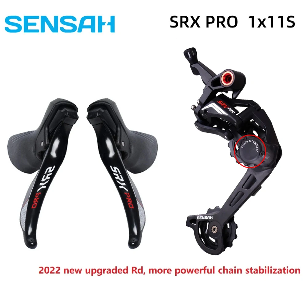 SENSAH achsugi SENSAH Gravel Road Bike 11 Speed Groupset 1x11 CX Bicycle