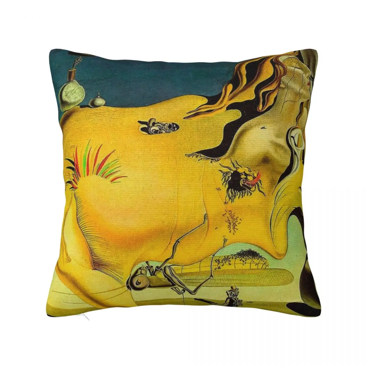 

The Great Masturbator Salvador Dali Throw Pillow Decorative Pillow Covers For Sofa Rectangular Cushion Cover
