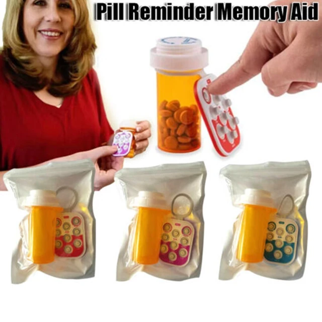 Portable Pill Popper Memory Aid Medication Dose Tracker Reminder